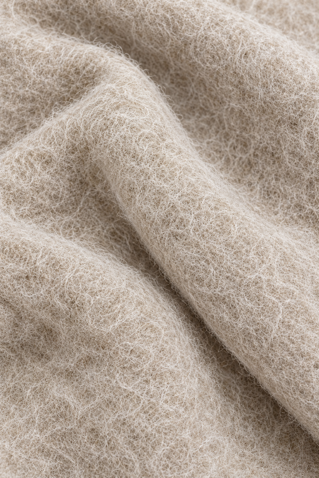 Doris Stone Wool Double Breasted Coat