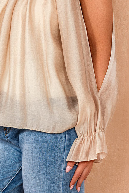 Abbey Stone Cold Shoulder Blouse