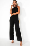 Adele Black Wide Leg Jumpsuit