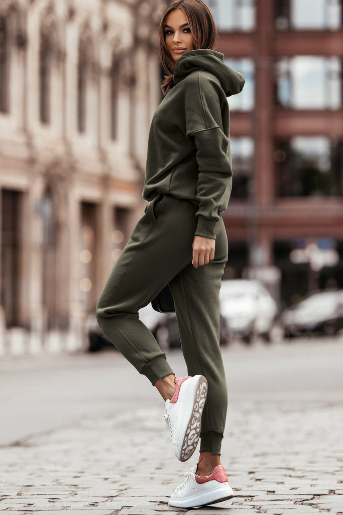 Adrienne Khaki Jogger Co Ord