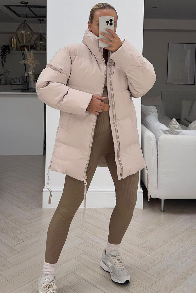 Agnes Stone Puffer Coat