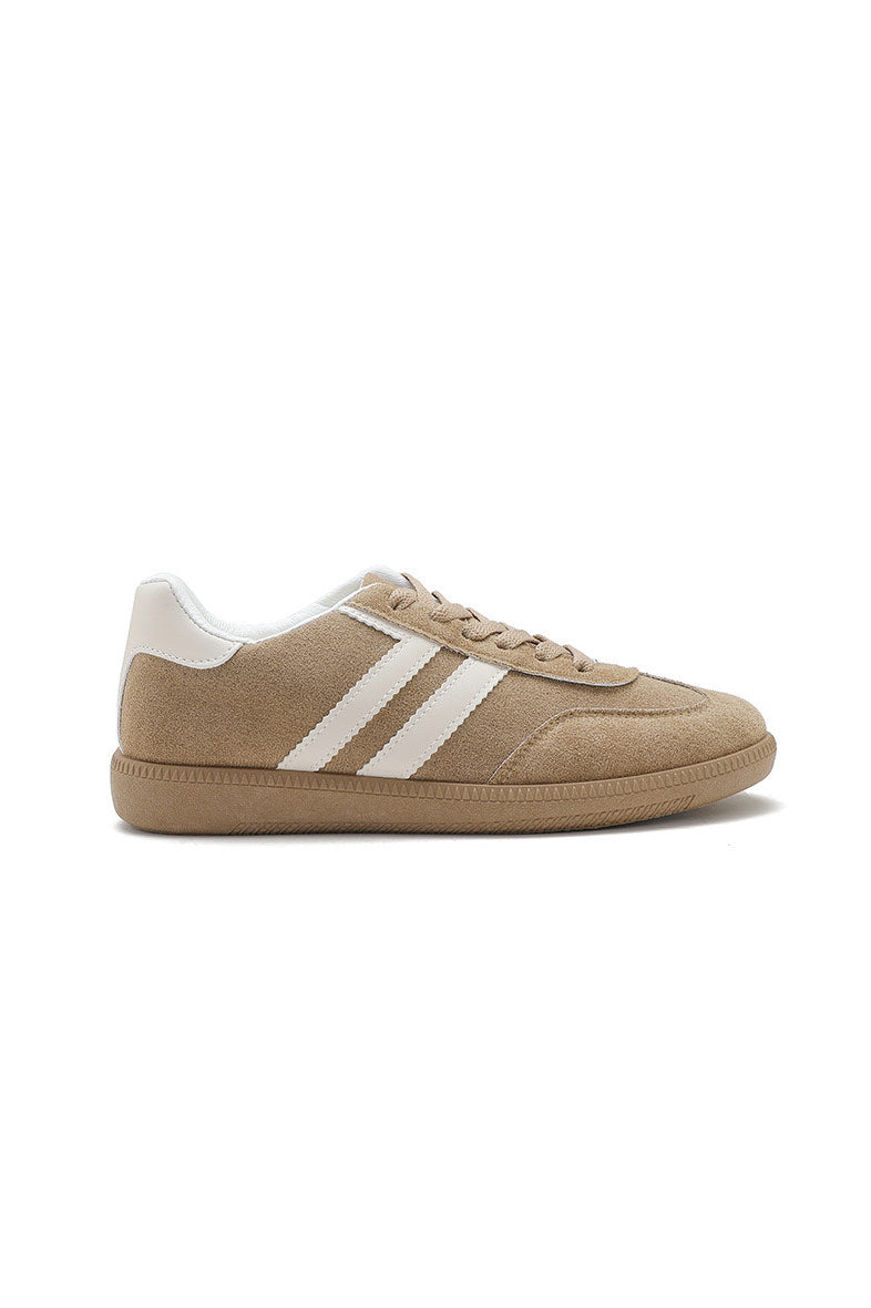 Alaina Camel Suedette Trainers