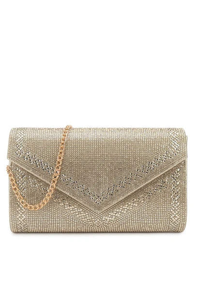 Antares Gold Diamante Detachable Chain Bag