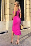 AX Paris Giada Pink Ruched Dress