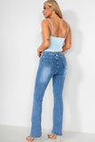 Beckie Blue Flared Jeans