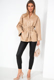 Bethel Stone Faux Leather Jacket
