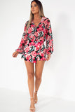 Blakelyn Black Floral Shirt