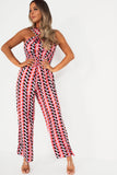 Bonnie Multi Print Wide Leg Jumpsuit