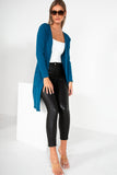 Braelyn Teal Open Front Cardigan