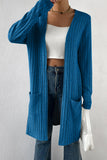 Braelyn Teal Open Front Cardigan