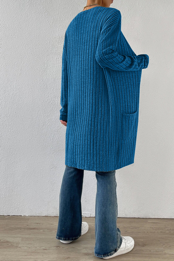 Braelyn Teal Open Front Cardigan