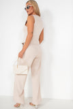 Calista Stone Paperbag Trousers
