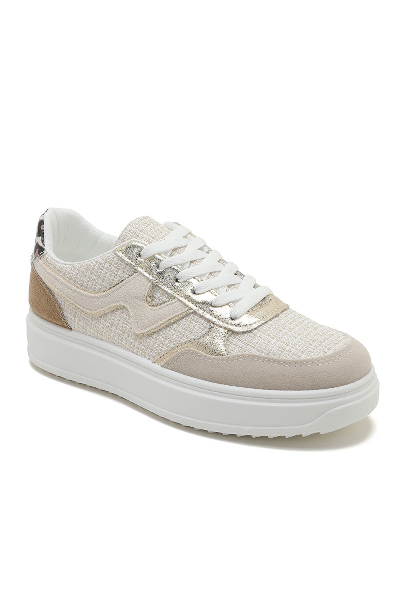 Dakota Camel Suedette Chunky Trainers