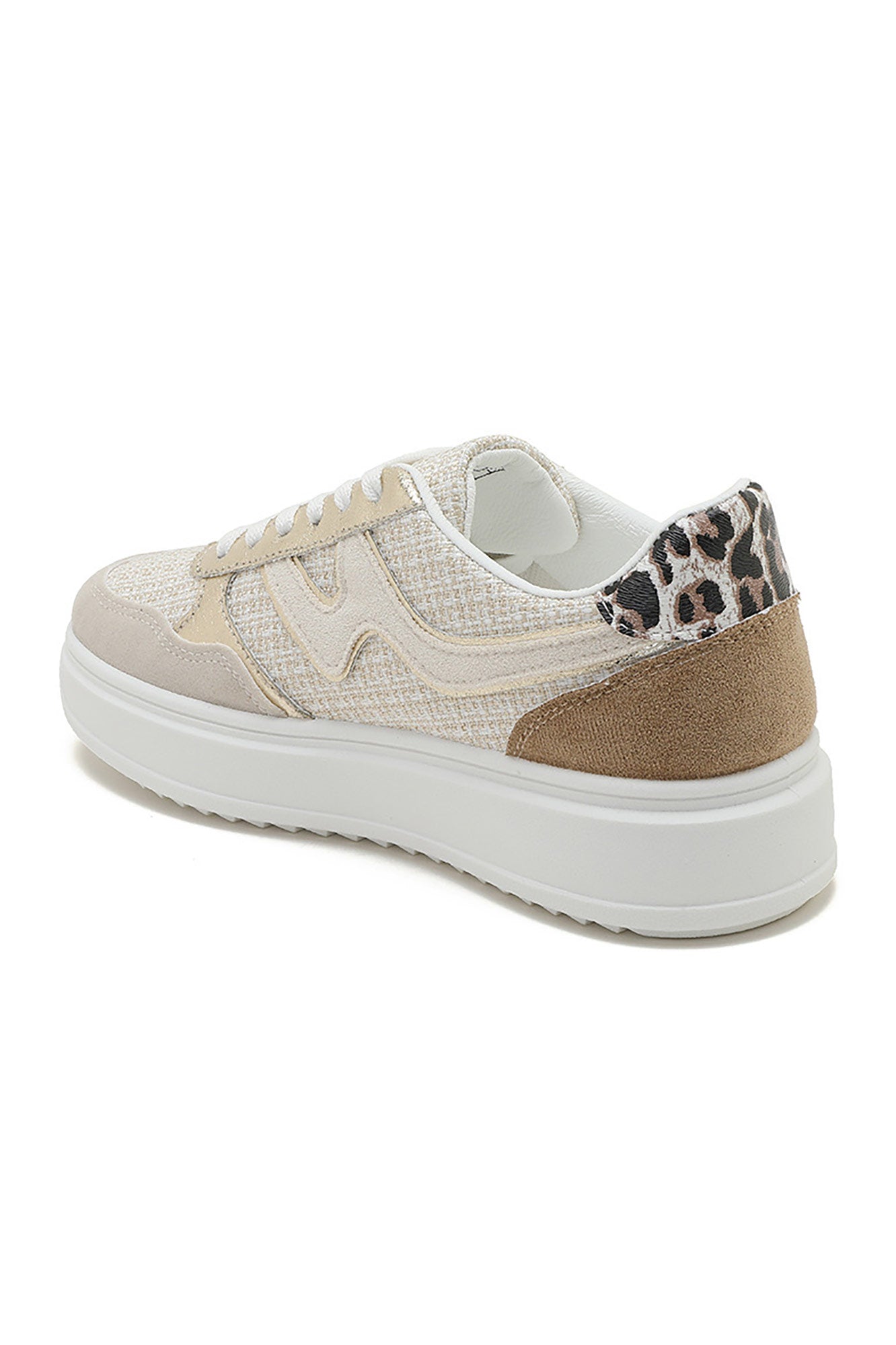 Dakota Camel Suedette Chunky Trainers