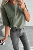 Delaney Khaki Short Sleeve T-Shirt