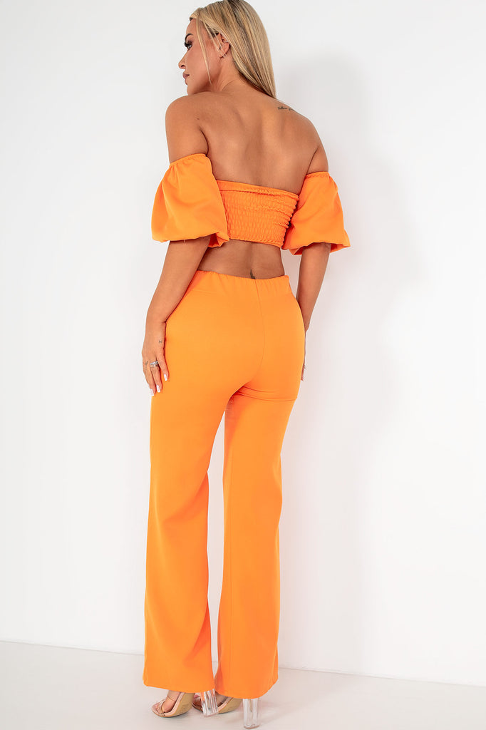 Delta Orange Trouser Co Ord