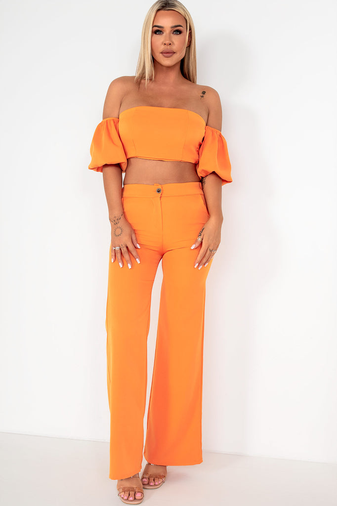 Delta Orange Trouser Co Ord