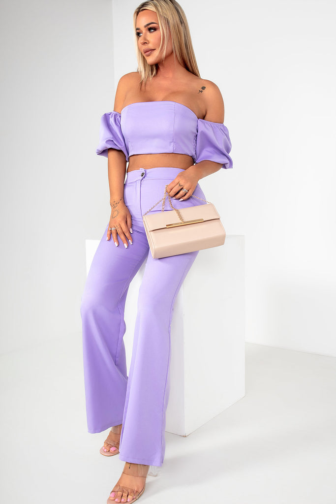 Delta Purple Trouser Co Ord