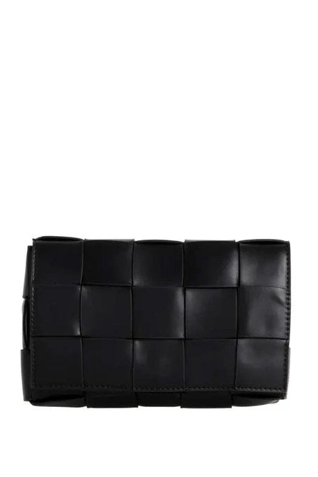 Dixie Black Woven Cross Body Bag