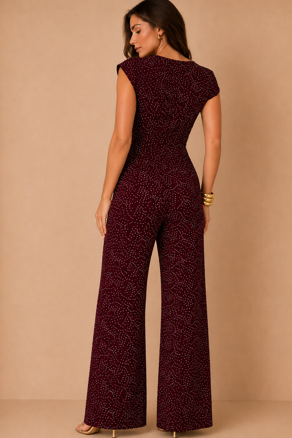 Donna Berry Spotted Jumpsuit