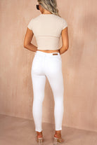 Gabriella White Push Up Skinny Jeans