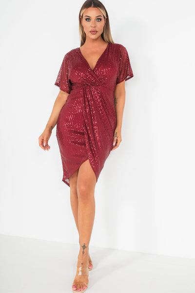 Berry sequin dress hotsell