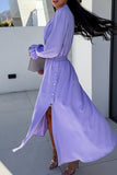 Hollie Lilac Midi Dress