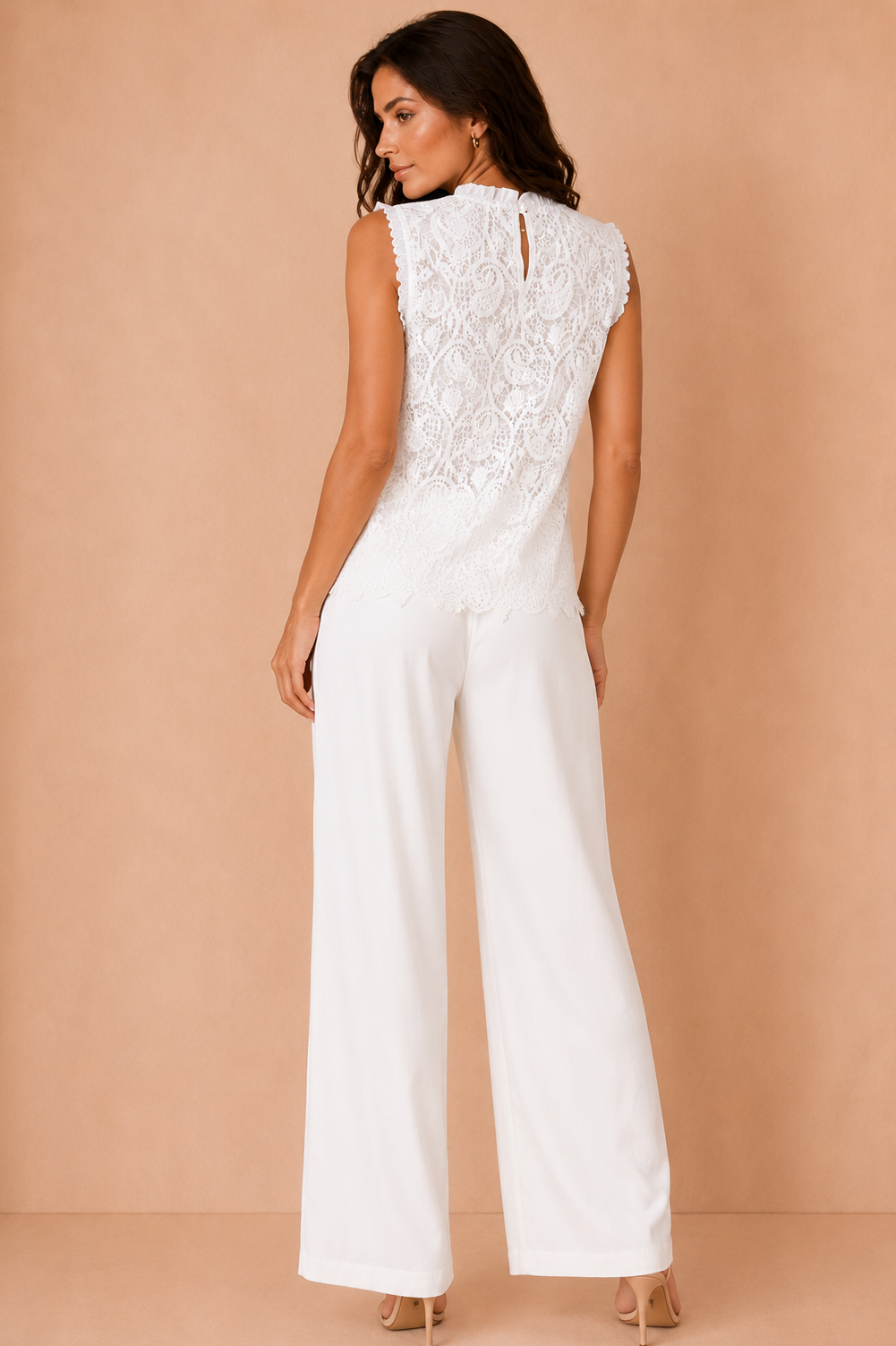 Jaden White Trouser Co Ord