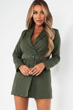 Kamiyah Khaki Blazer Dress