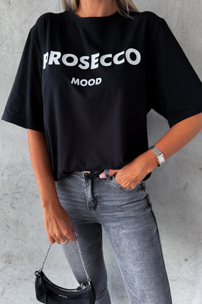 Kylan Black 'Prosecco Mood' T-Shirt