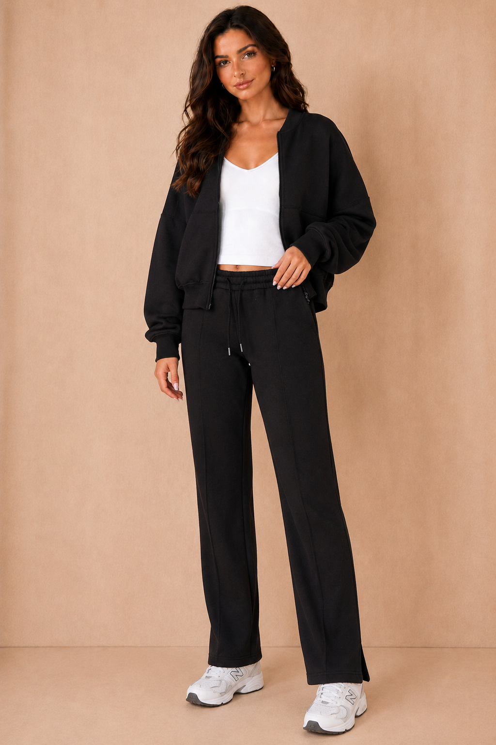 Kylie Black Tracksuit