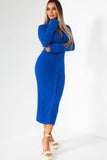 Liora Blue Knit Dress