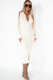 Liora Cream Knit Dress