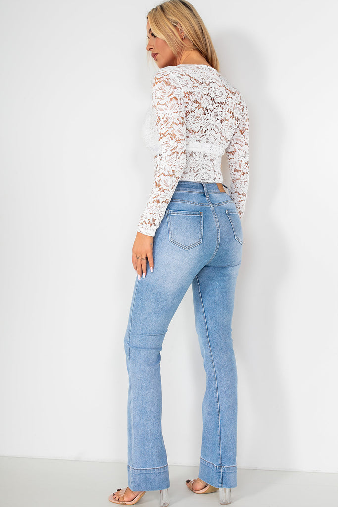 Lydia Blue Flared Jeans