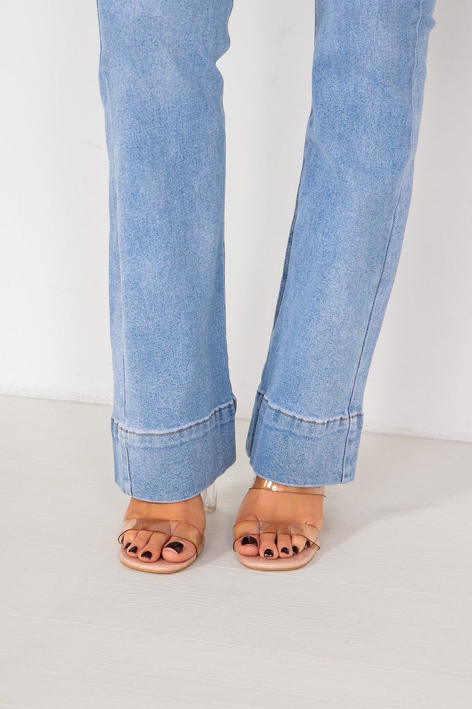 Lydia Blue Flared Jeans