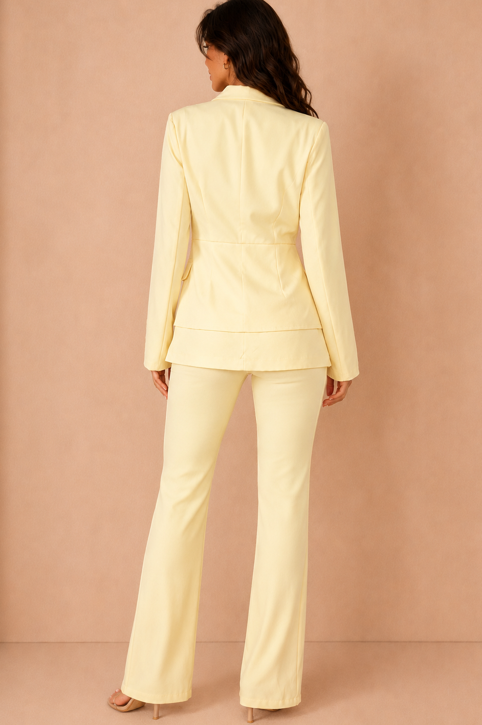 Maddie Lemon Blazer Suit