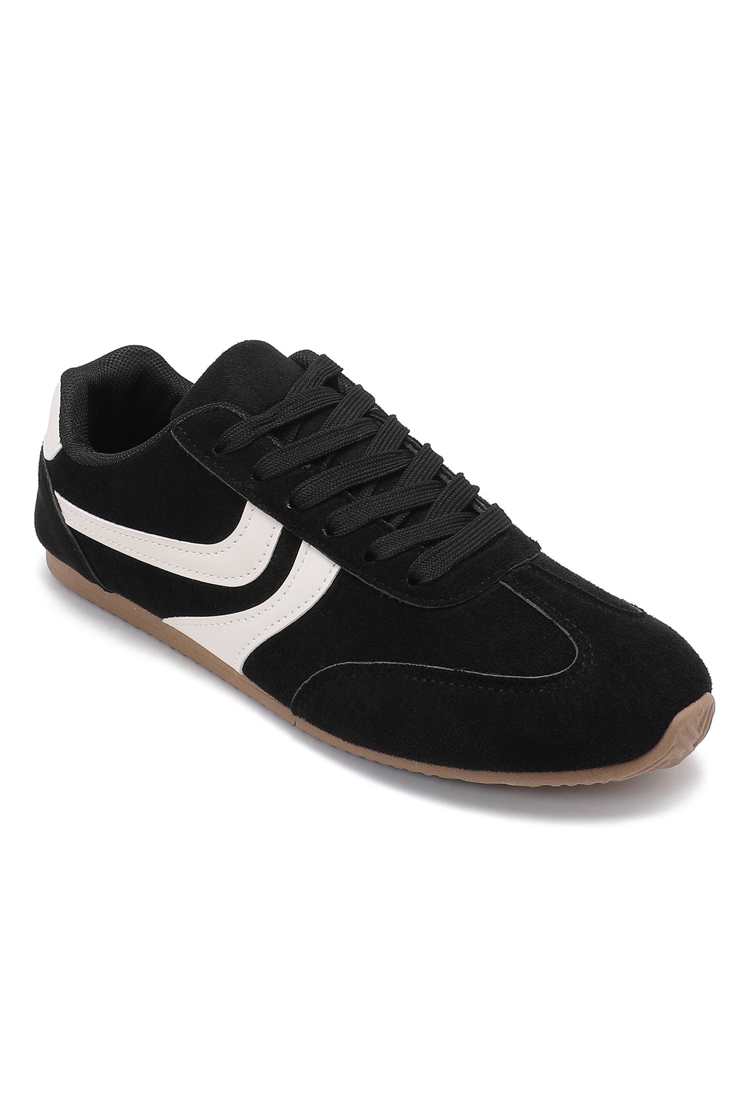 Maeve Black Suedette Trainers