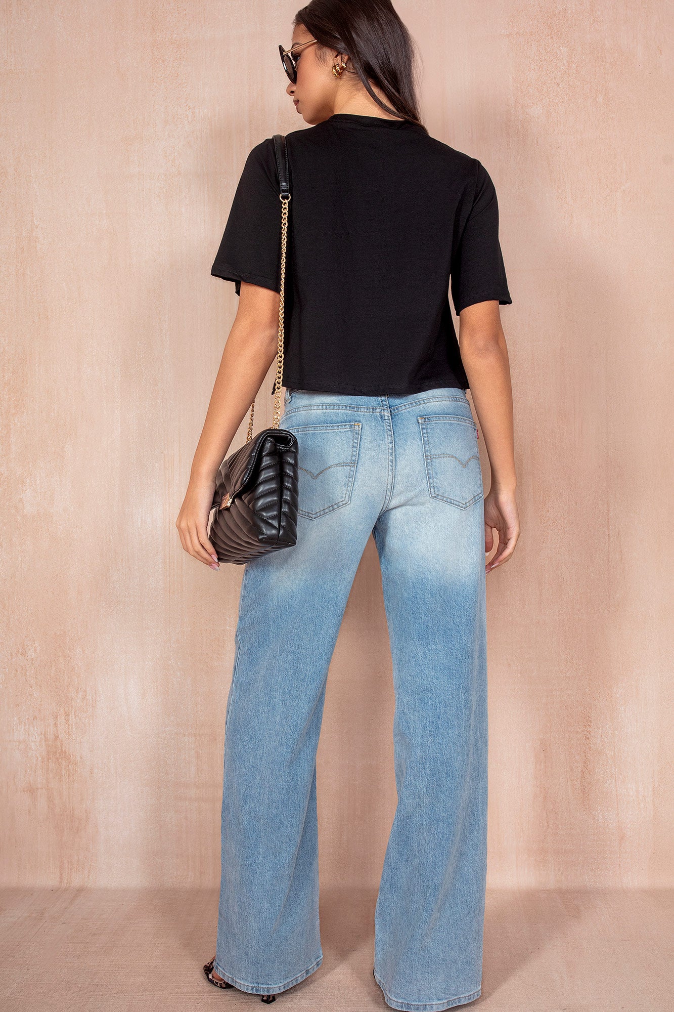 Maya Light Blue Wide Leg Jeans