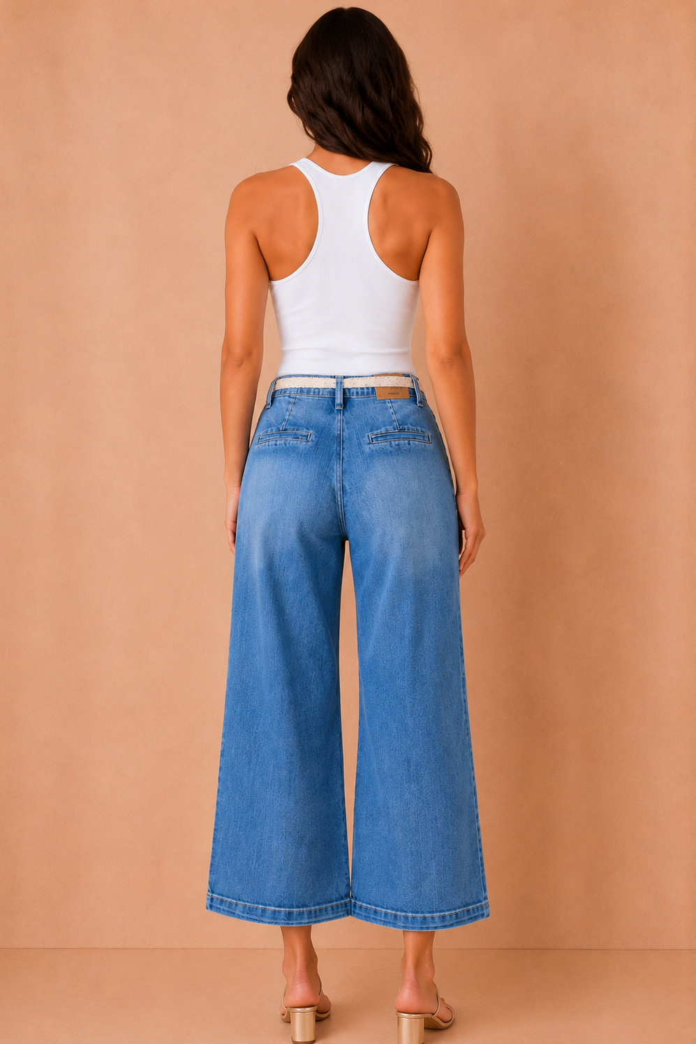 Melissa Blue Cropped Jeans