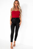 Merida Red Bandeau Bodysuit
