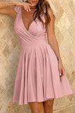Nyra Dusty Pink Sleeveless Dress