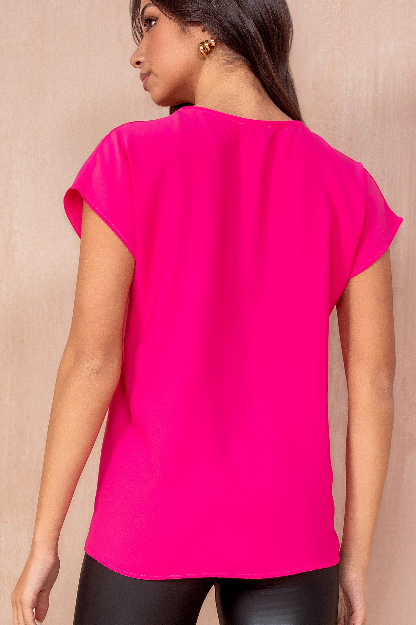 Olisa Pink Oversized Top