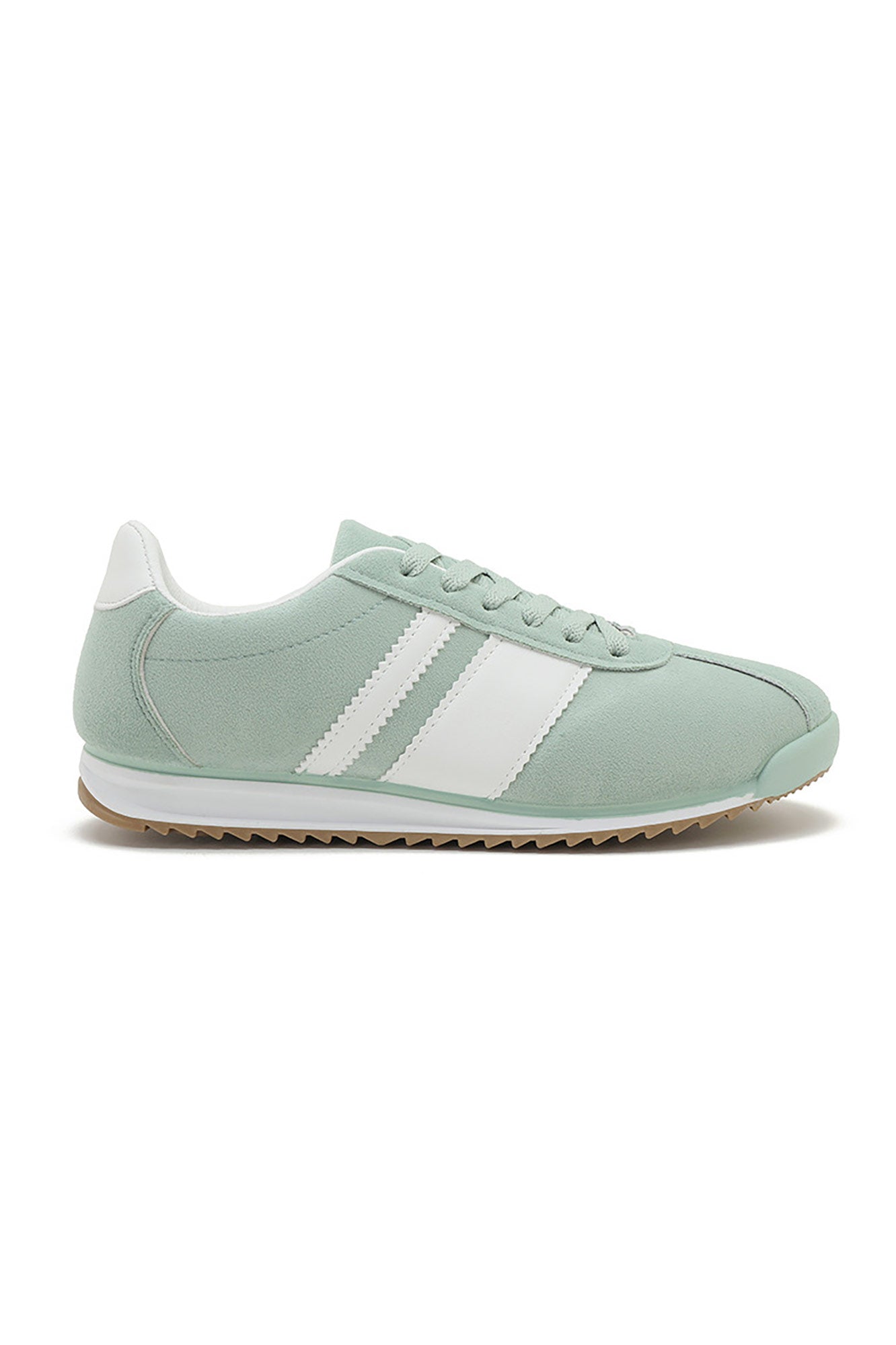 Orianna Green Suedette Trainers