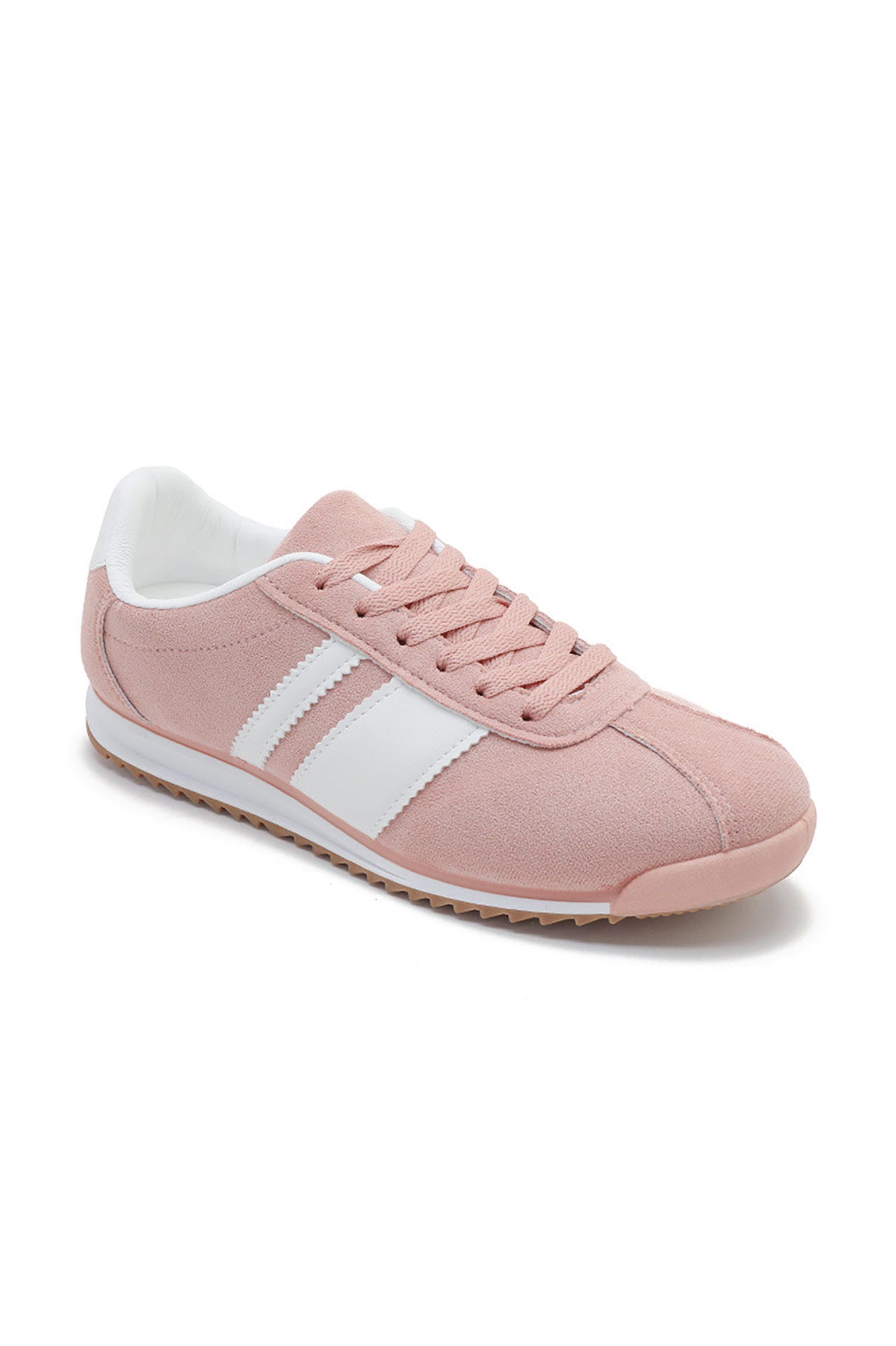 Orianna Pink Suedette Trainers