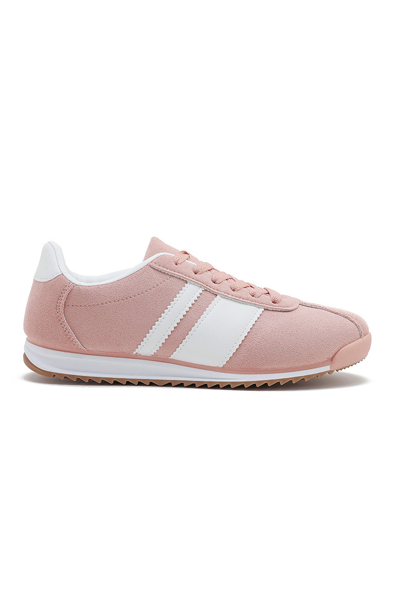 Orianna Pink Suedette Trainers