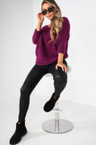 Orla Purple Knit Jumper
