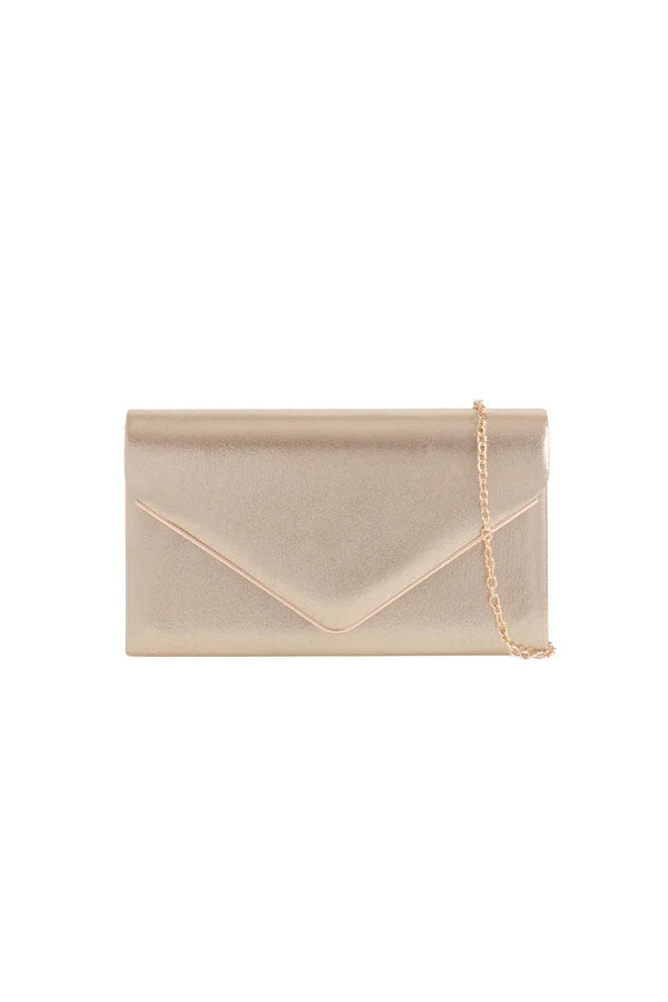 Pamela Gold Sheen Detachable Chain Bag - Vavavoom.ie