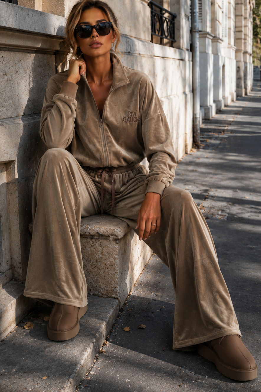 Parris Gold Velour Rive Gauche Tracksuit