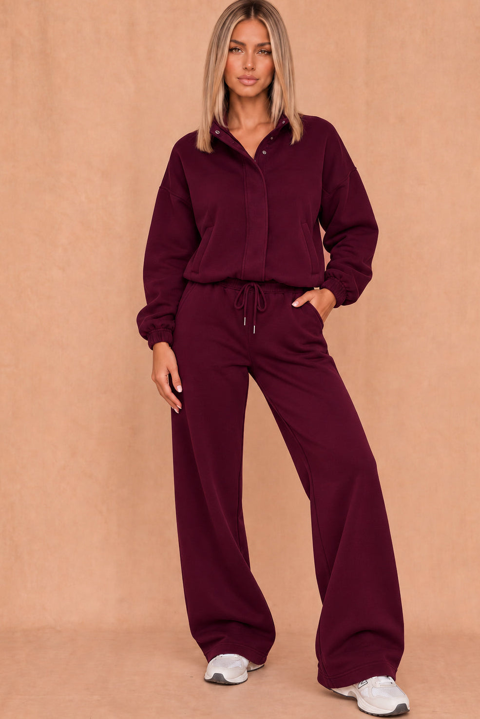 Pixie Burgundy Tracksuit