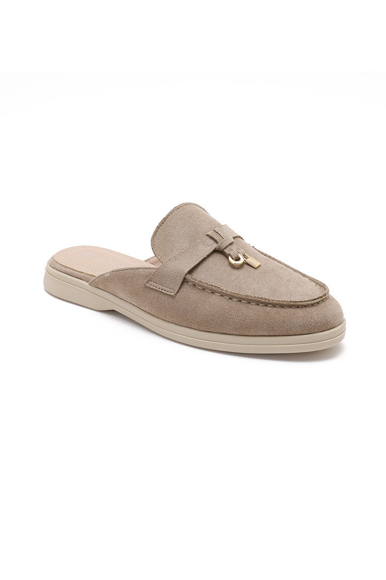 Queenie Stone Loafer Mules